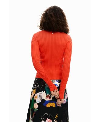 Women's Ribbed logo T-shirt