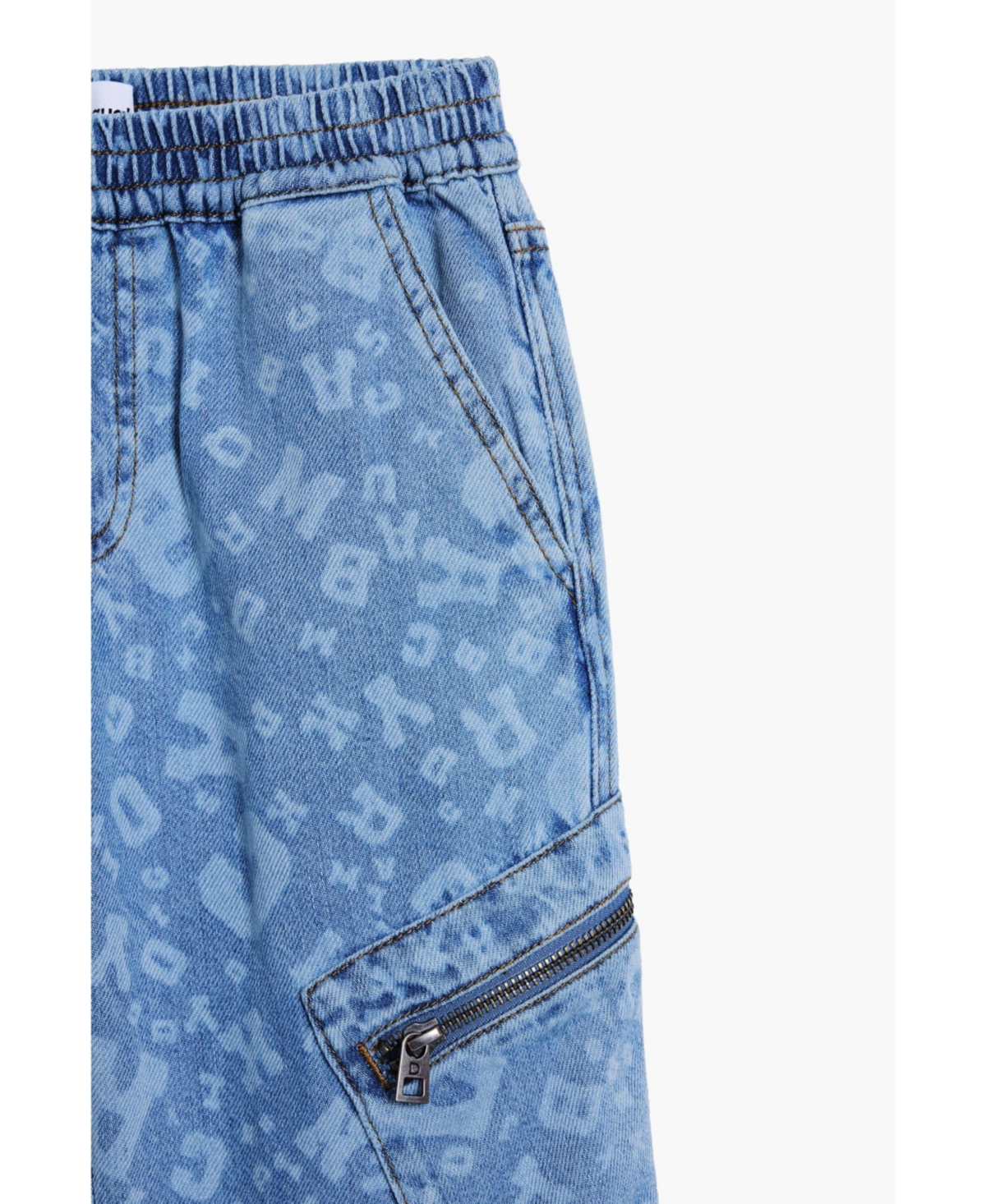 Desigual Girls Girls's Baggy print denim pants