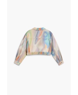 Girls Girls's Tie-dye denim jacket