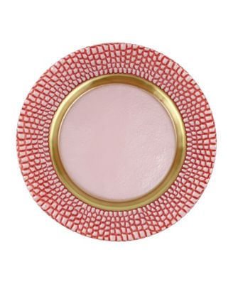 Pelli Glass Round Charger Plate