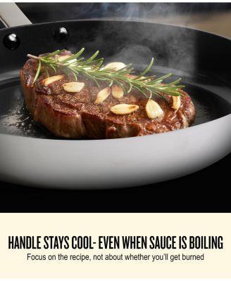 ALVA Maestro Stainless Steel Nonstick Frying Pan with Glass Lid