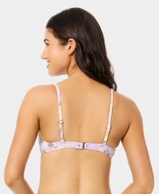 Women's Blooming Garden Keyhole Swim Bralette