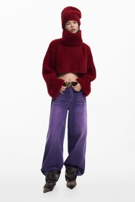 Women's Pack Crop Sweater And Hat