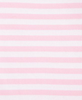 Girls' 5-20 Stripe Flutter-Sleeve Top