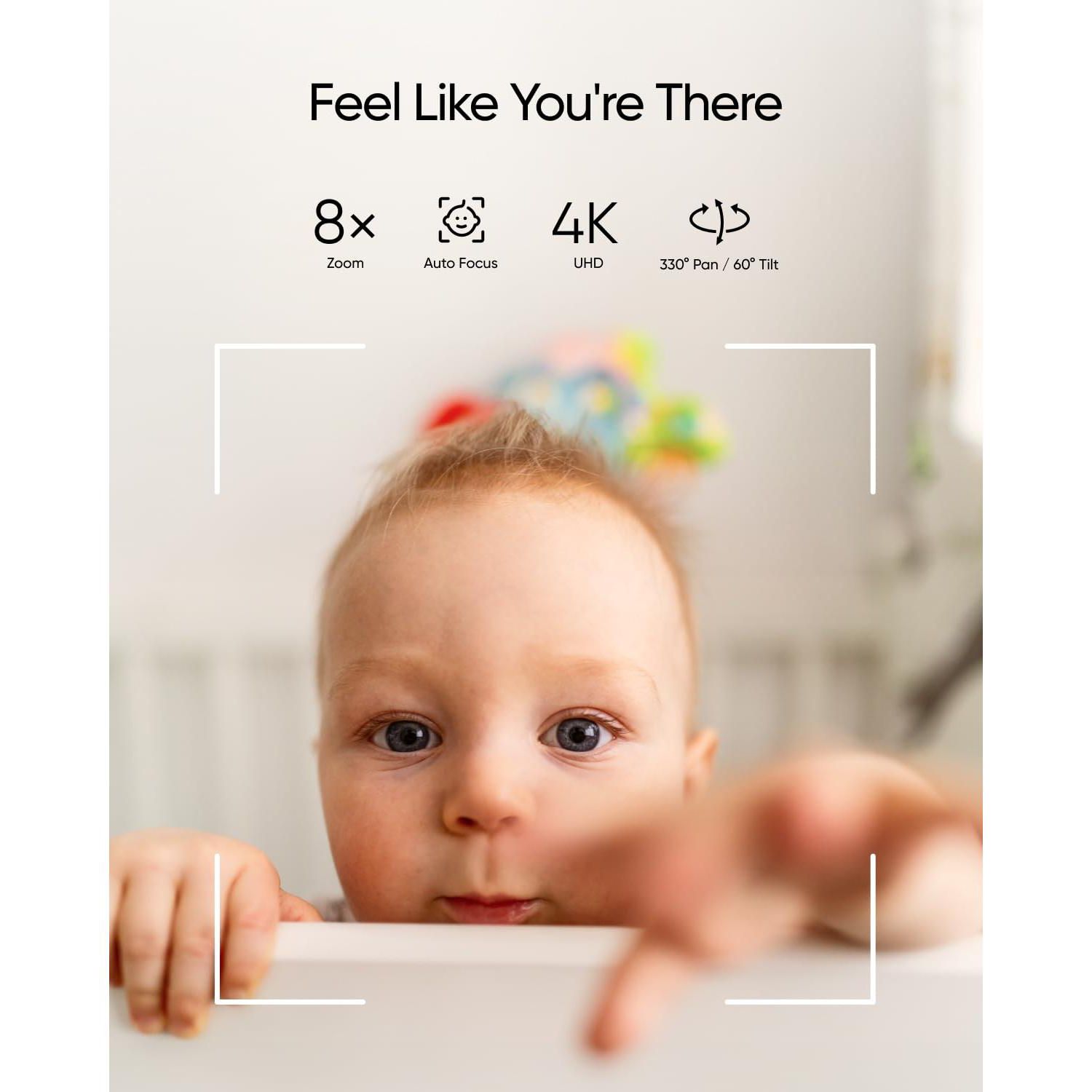 Security Baby Monitor E21 with 4K UHD Camera