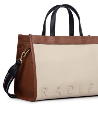 Alba Place Colorblock Zip Top Small Grab Bag