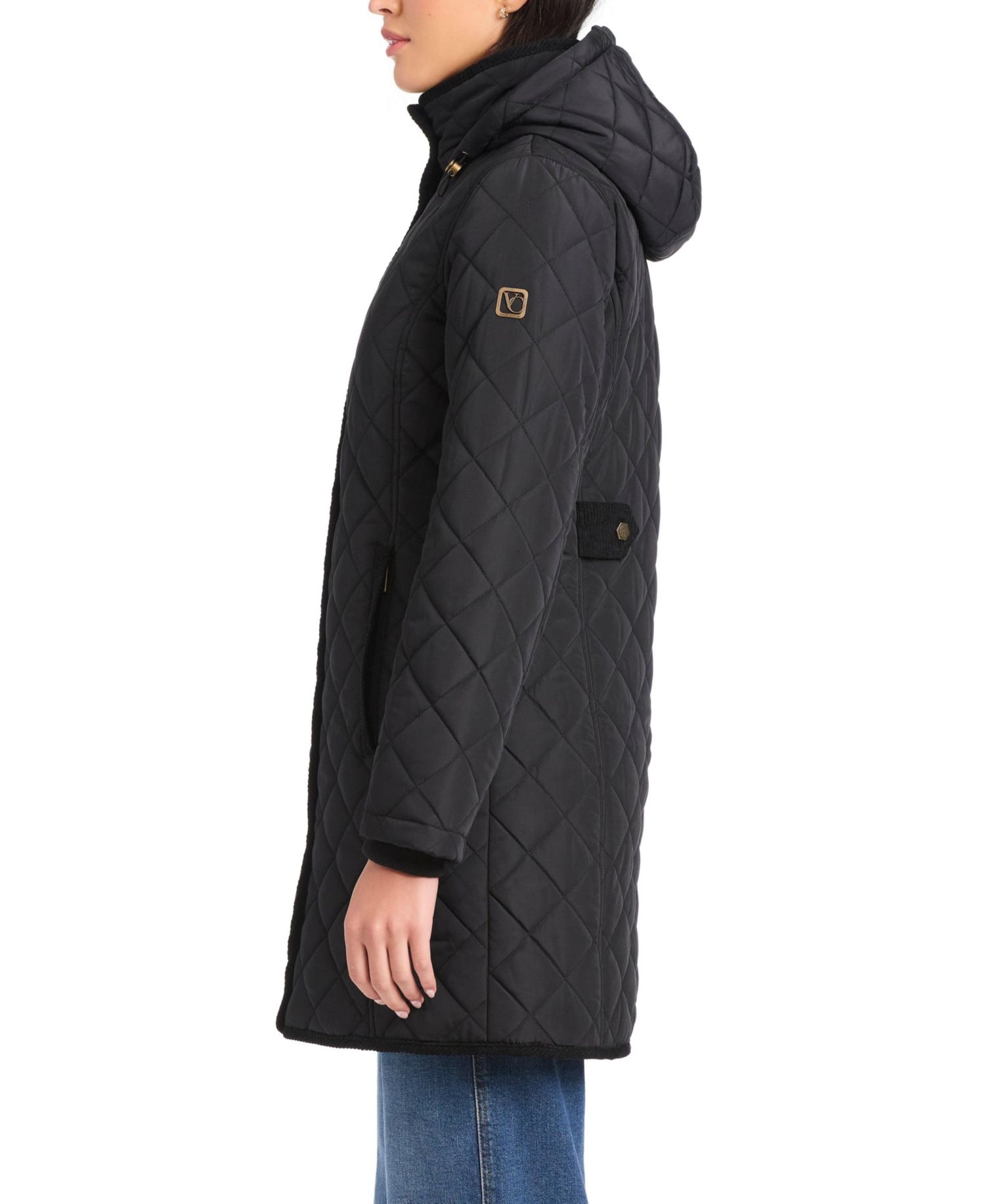 Women's Long Mini Quilt Coat