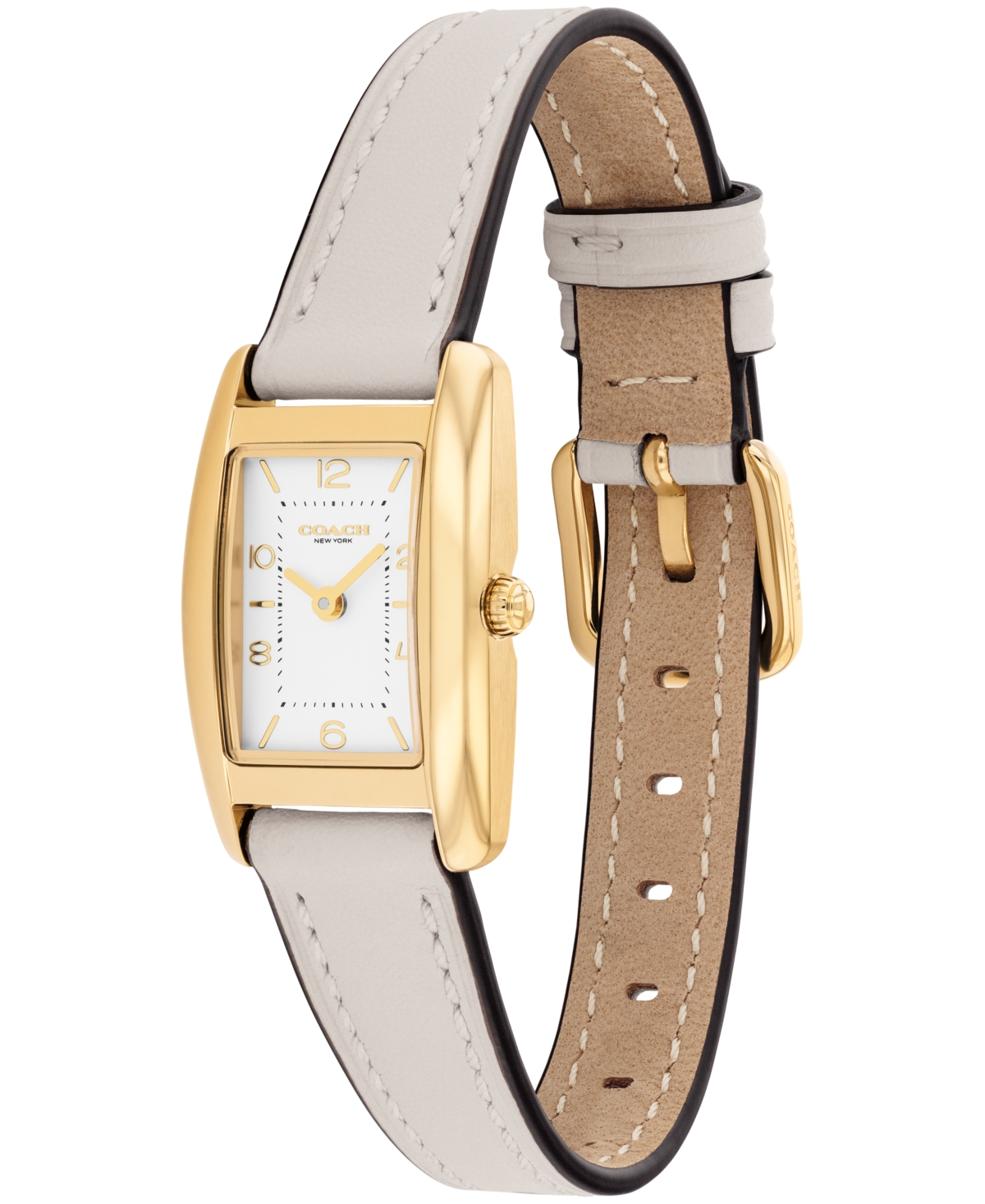 Coach Women's Reese Chalk Leather Strap Watch, 20mm