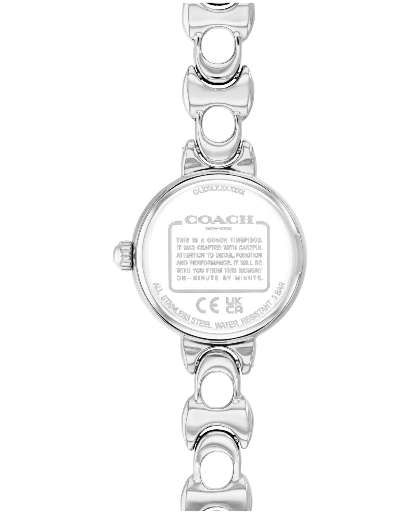 Женские часы Coach Iris Silver Tone Stainless Steel Bracelet Watch, 22.5mm — фото 2