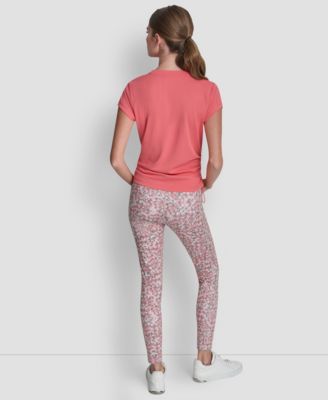 Women's Ruched Side Seams V-Neck Tech T-Shirt