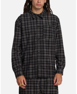 Men's Plaid Corduroy Shirt Jacket