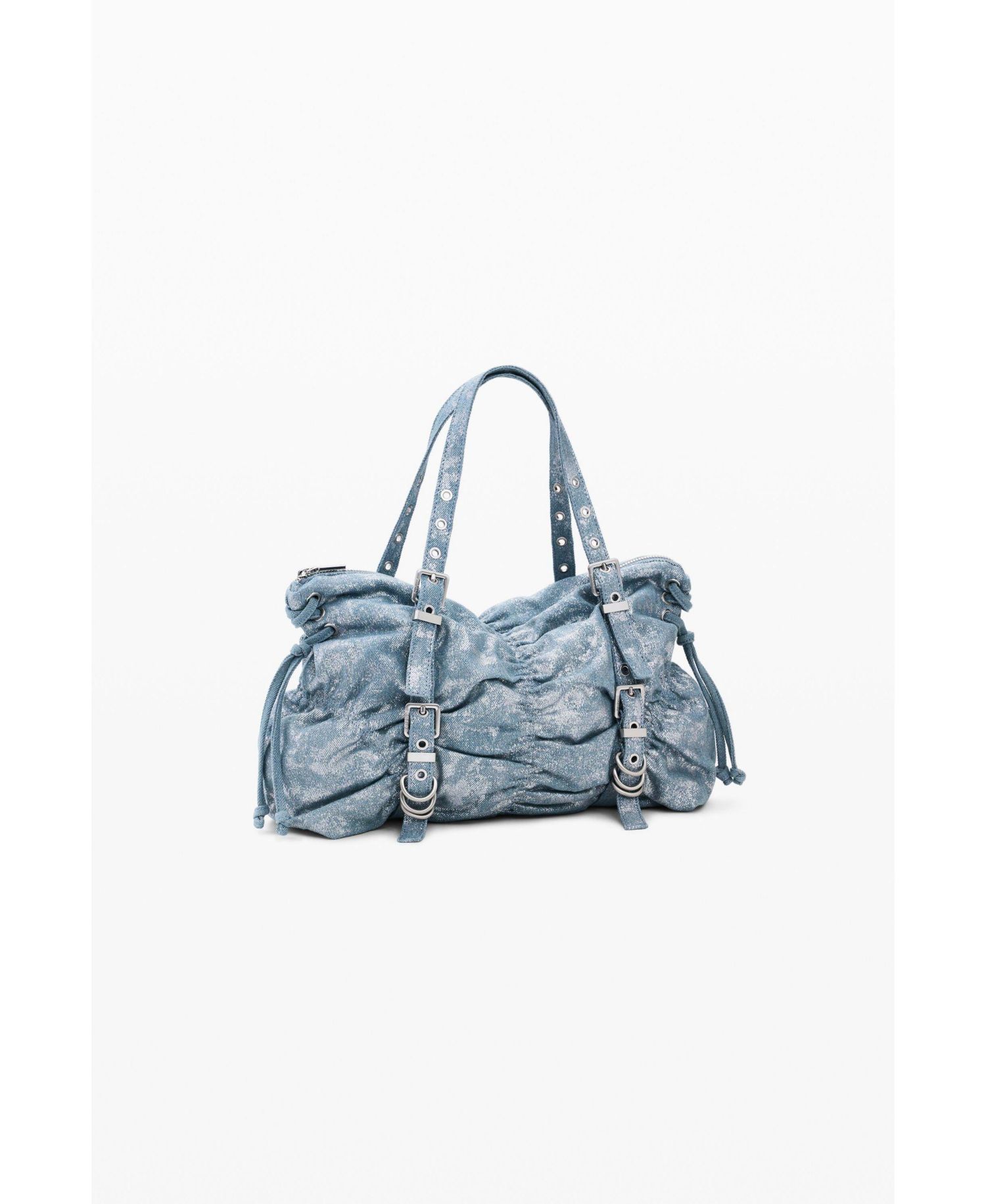 Women's Ruched denim bag