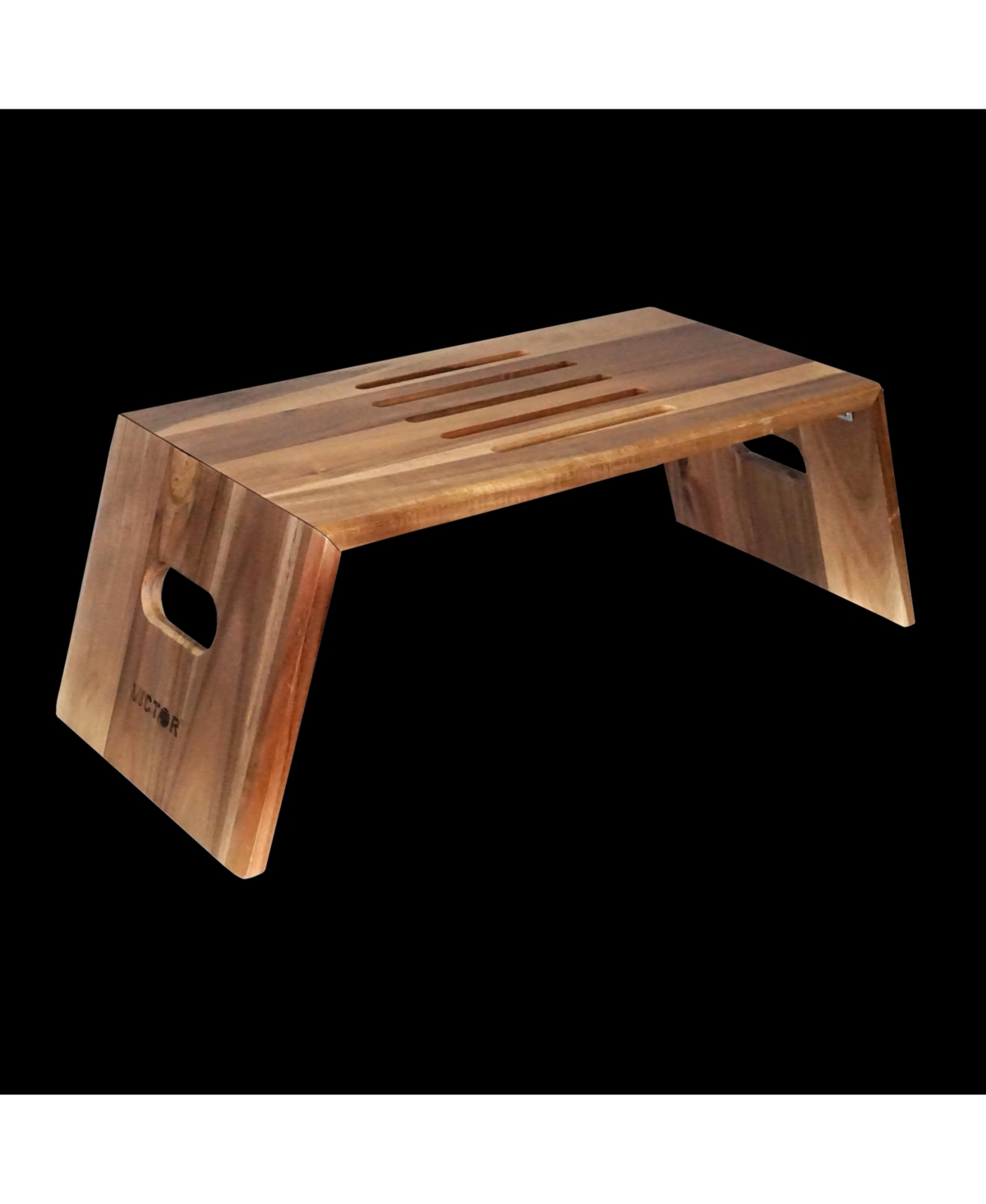 VictorTechnology High Rise Acacia Wood Laptop Riser