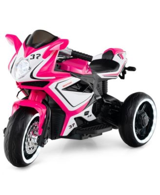 Kids 3-Wheel Electric Ride-On Motorcycle with LED Lights and Music