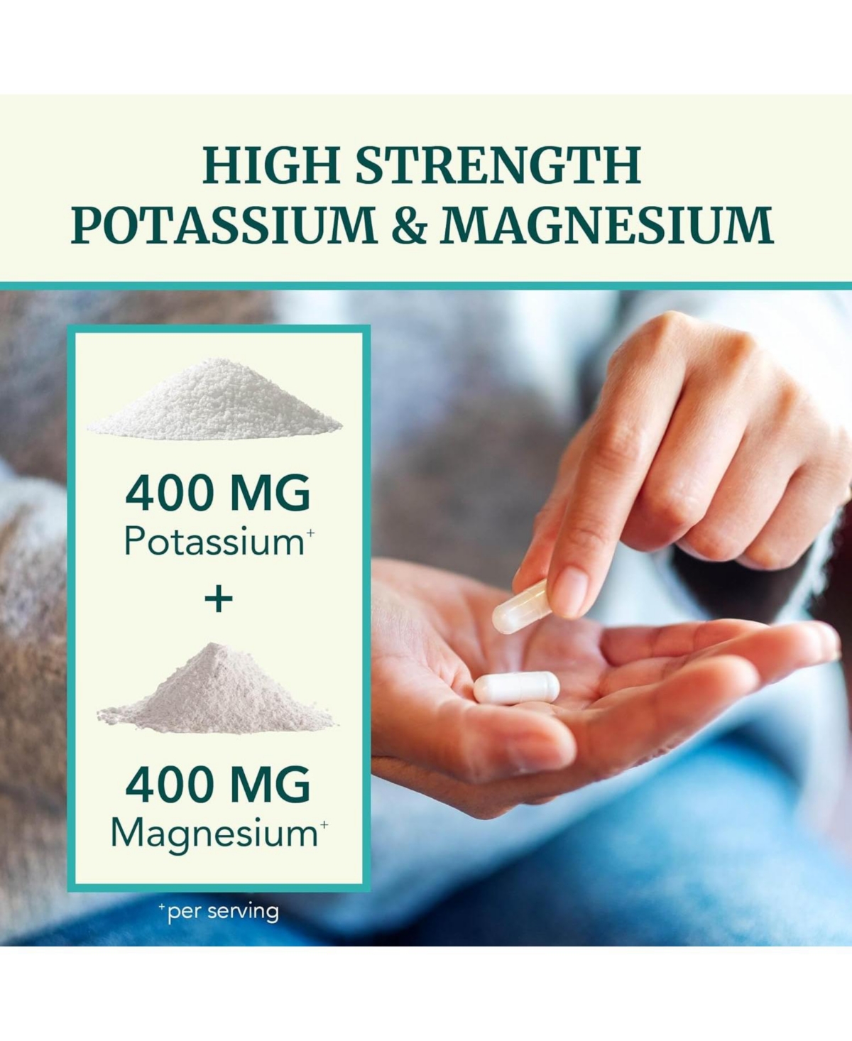 Nobi Nutrition Potassium Magnesium Capsules, 90ct