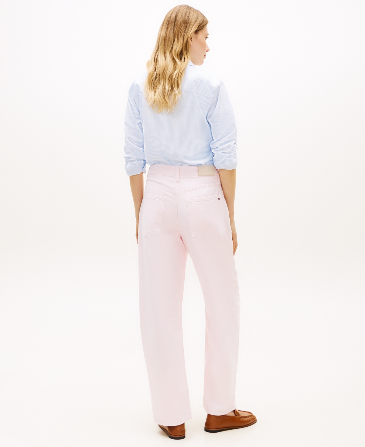 Tommy Hilfiger Women's Ankle Waide Leg Jeans