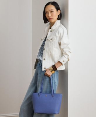 Crosshatch Leather Medium Karly Shopper Tote