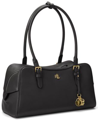 Leather Large Marcy Zip Slim Shoulder Bag