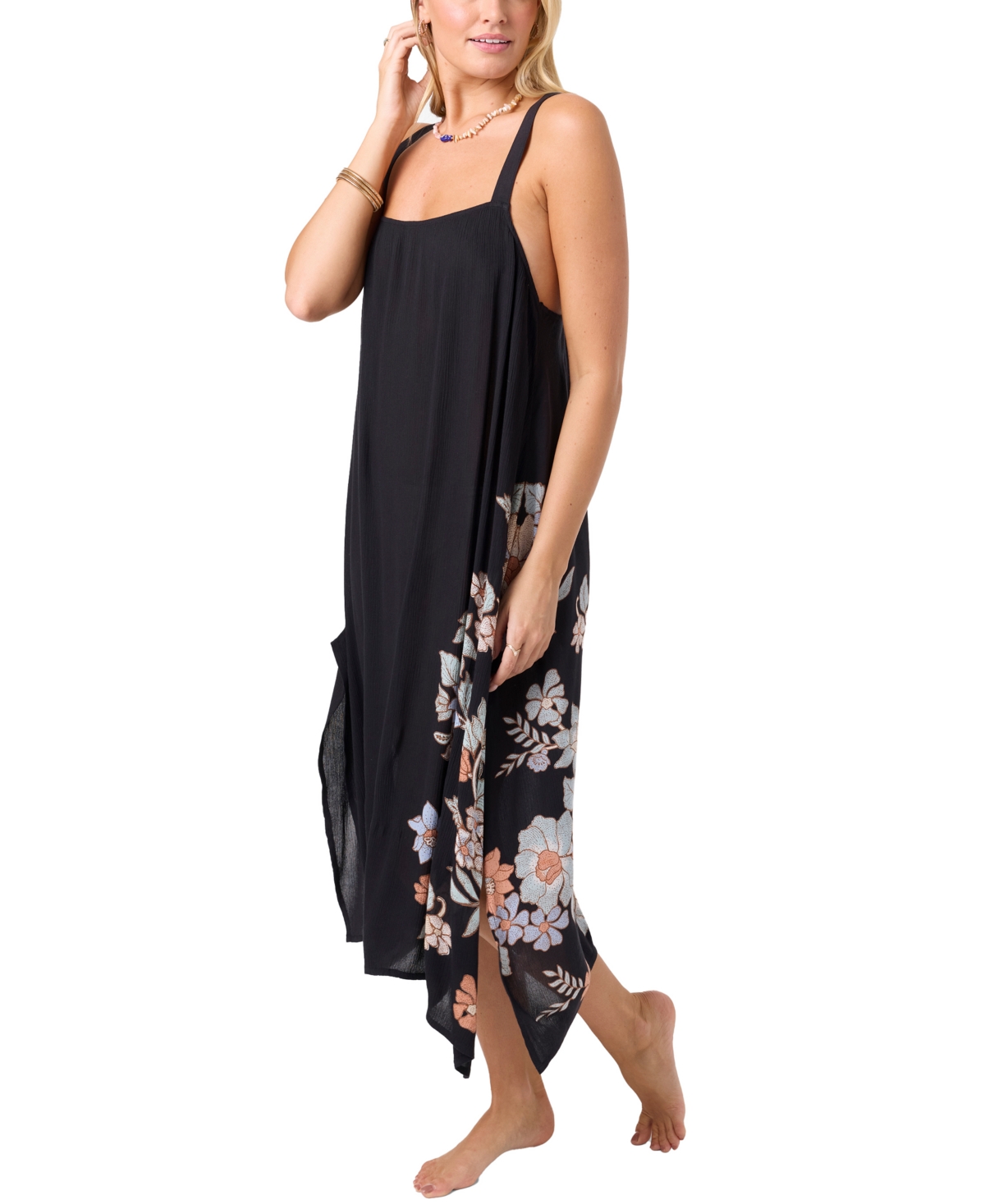 O'Neill Women's Miranda Bali Floral Cover-Up Swim Dress