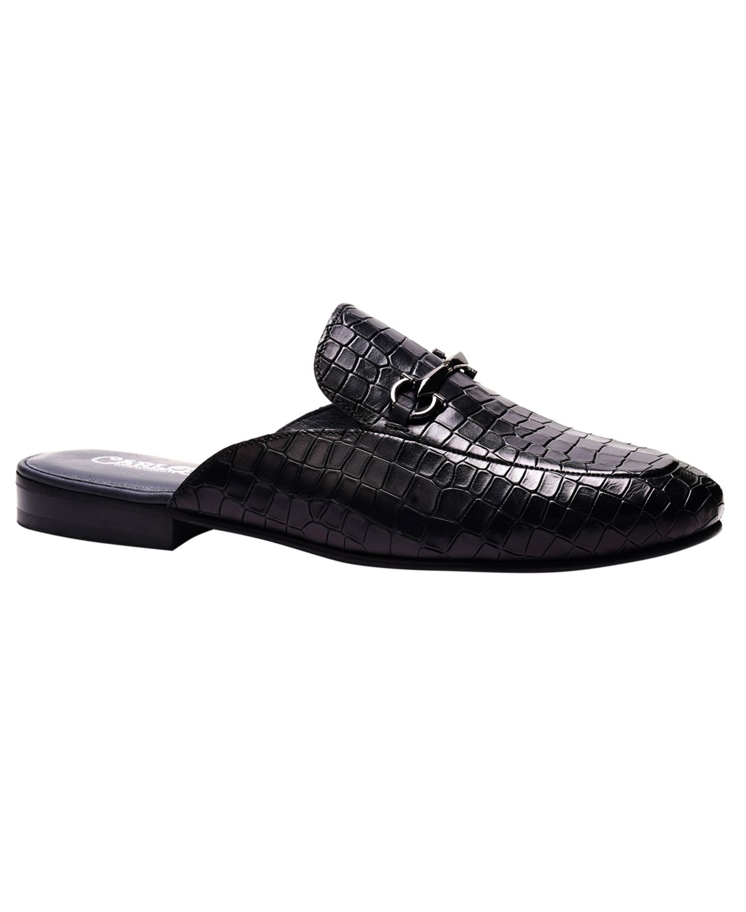 Чёрный Croco Кожа