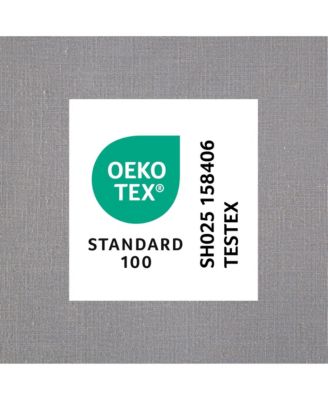 Arlo Linen Solid Linen 100% Blackout, Back Tab/Rod Pocket Top Curtain Panels 50"x84" (Set of 2)