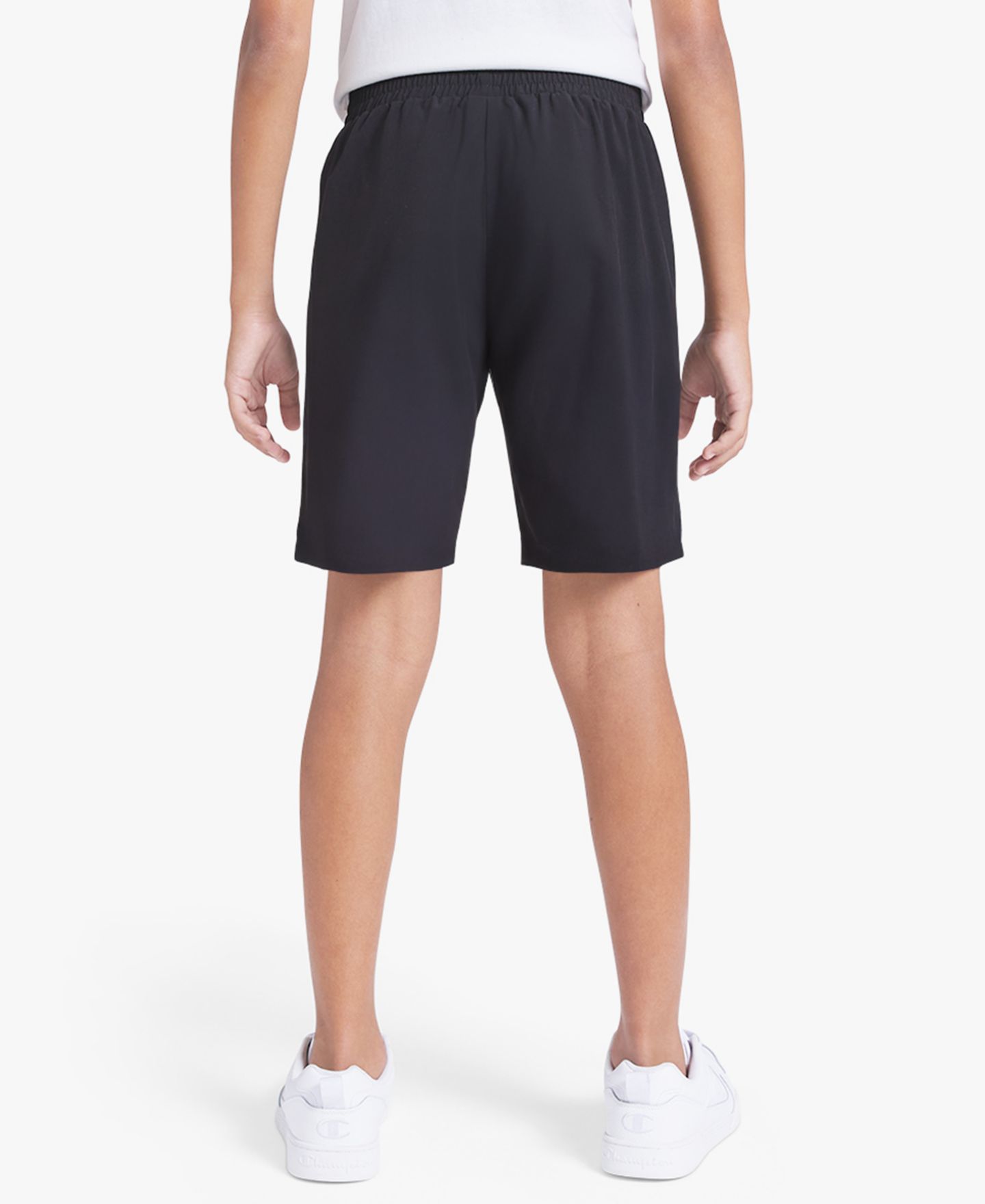 Шорты Champion Stretch Woven Classic Shorts для мальчиков, цвет: Чёрный — фото 3