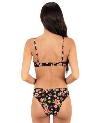 Women's Max Hibiscus Dream Mid-Cheeky Swim Bottoms