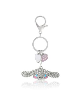 Sanrio Cinnamoroll Crystal Keychain with Candy & Heart Charms