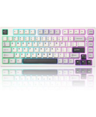RT80 Rapid Trigger Hall Effect Magnetic Gaming Keyboard, 8K Polling Rate,75% Layout,BT/2.4GHz/Wired,RGB Backlit,Hot Swap,Actuation Wireless