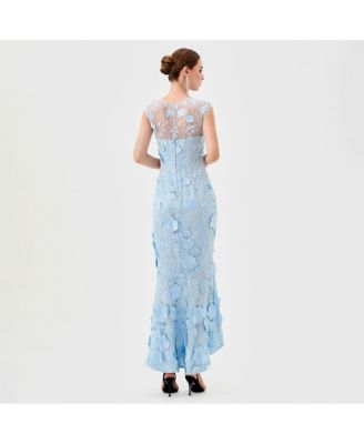 Women's Freyja Cap Sleeve Hi Lo Midi