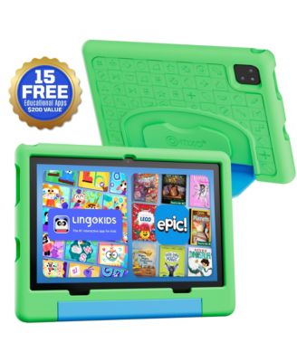 10" A10 Educational Kids Tablet with Epic! and Lingokids 64GB with Parental Controls & Kid-Proof Case