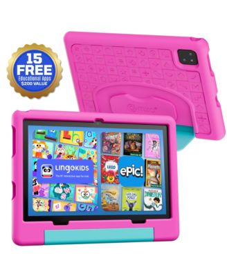 10" A10 Educational Kids Tablet with Epic! and Lingokids 64GB with Parental Controls & Kid-Proof Case