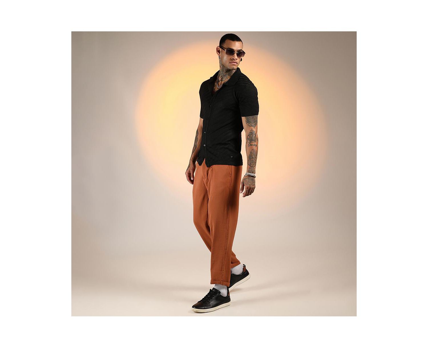 Men's Tilted-Knit Shirt