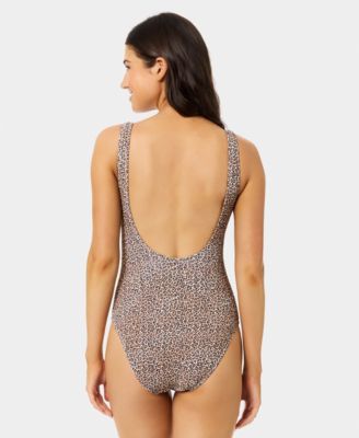 Women's Wild Cat Print One-Piece Swimsuit