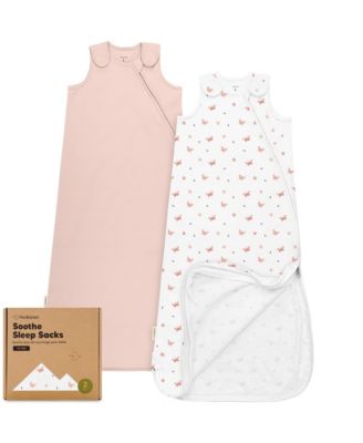 2-Pack Sleep Sacks for Babies, Soothe Sleeping Sack Wearable Blanket, Infant, Toddler, Newborn Swaddle Sack