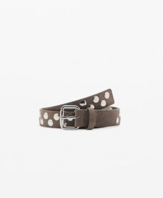 Women's Studded Suede Belt