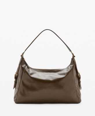 Women's Buckles Detail Shoulder Bag