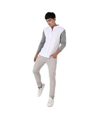 Men's Men's Colourblocked Regular Fit Shirt