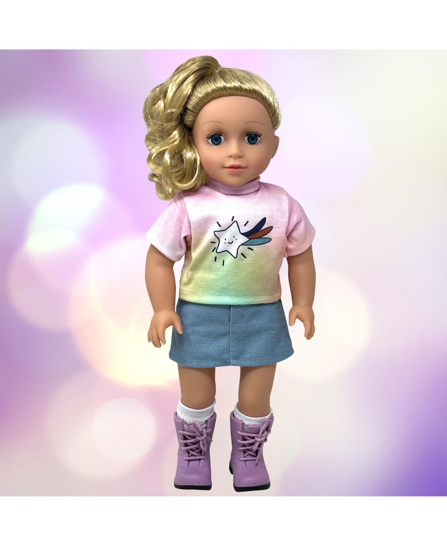 Детская кукла The New York Doll Collection 18" Poseable Soft-Hair Soft-Body Fashion Doll, Ages 3+ — фото 5
