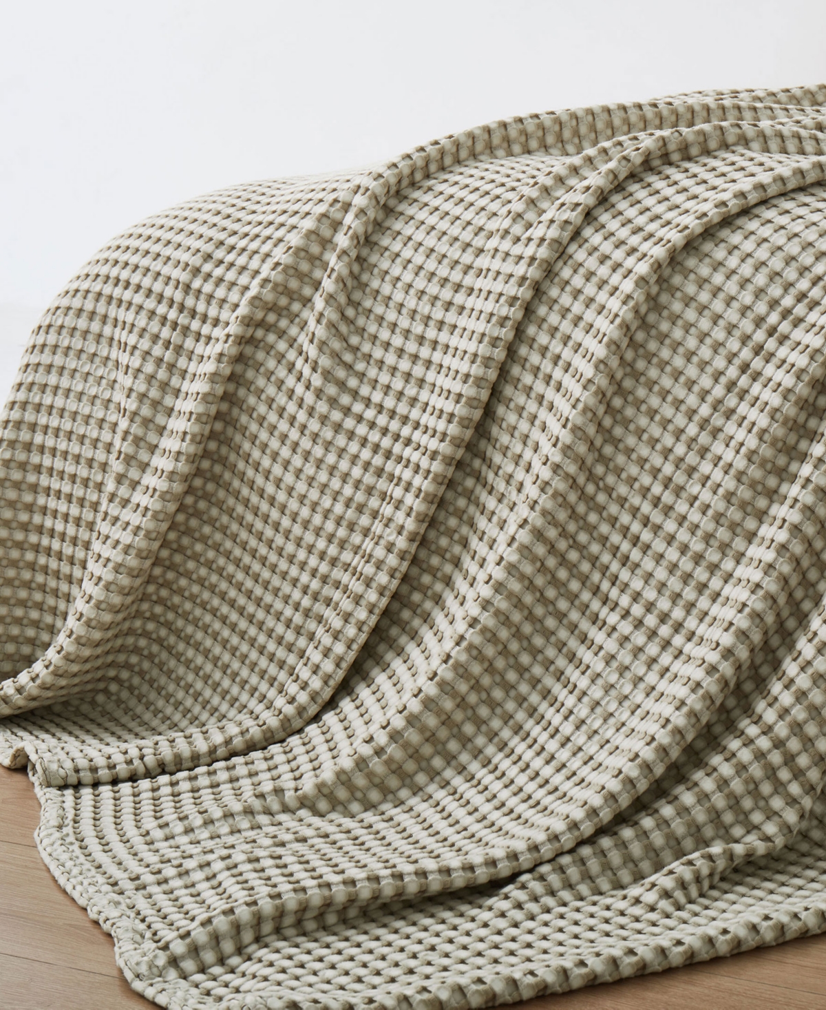 Unikome Waffle Weave Soft Cotton Blanket, King