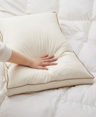 Down-Around Design Cotton Gusseted 2-Pack Pillows, King