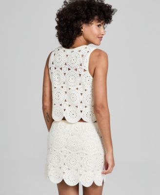 Women's V-Neck Single-Button Vest