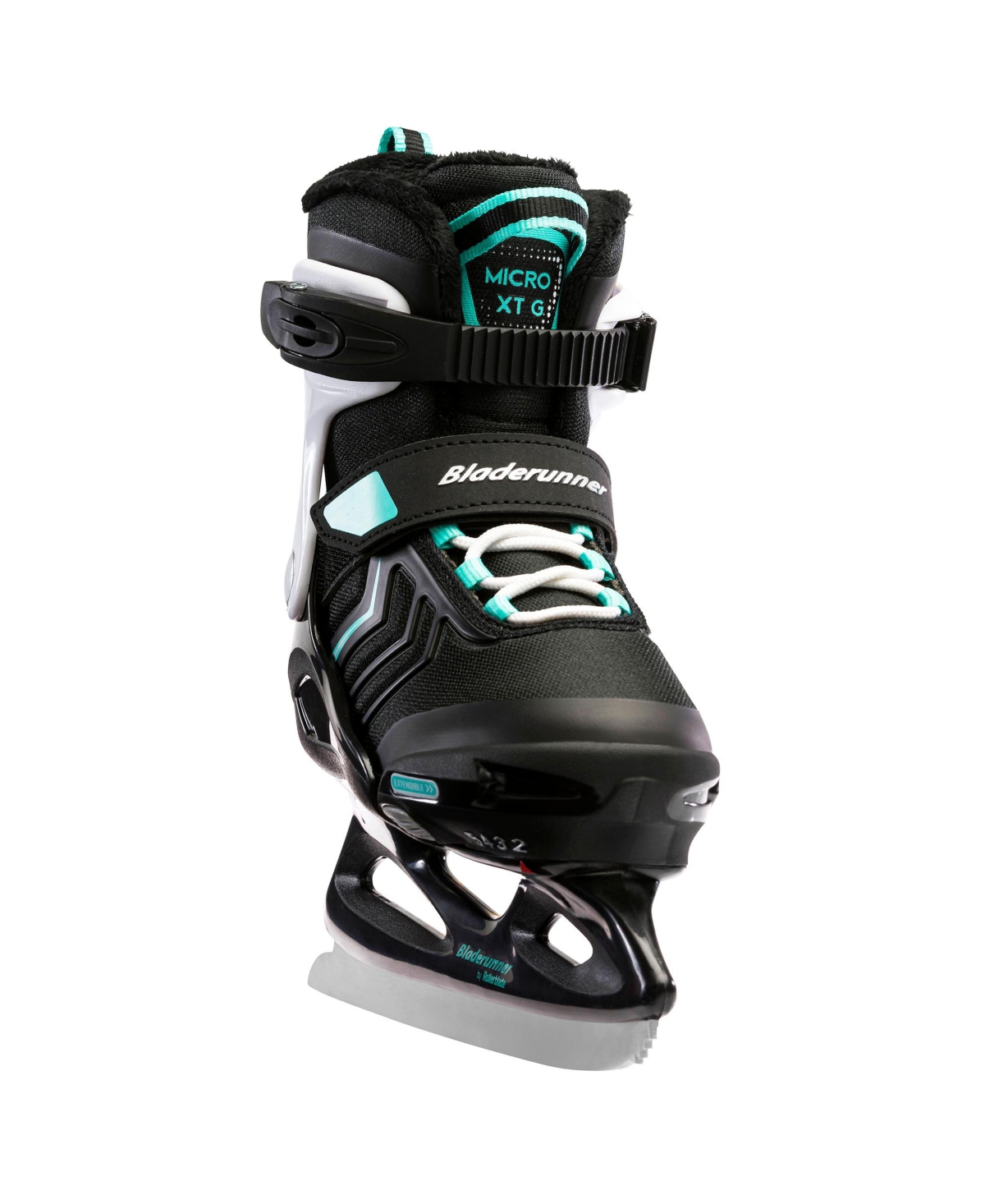 Rollerblade Bladerunner by Micro Xt Girls Adjustable Ice Skates