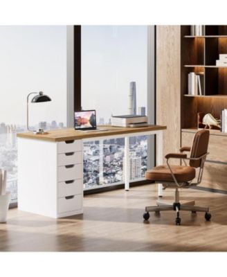 Modern Computer Desk, Simple Style, 47 Inches PC Desk