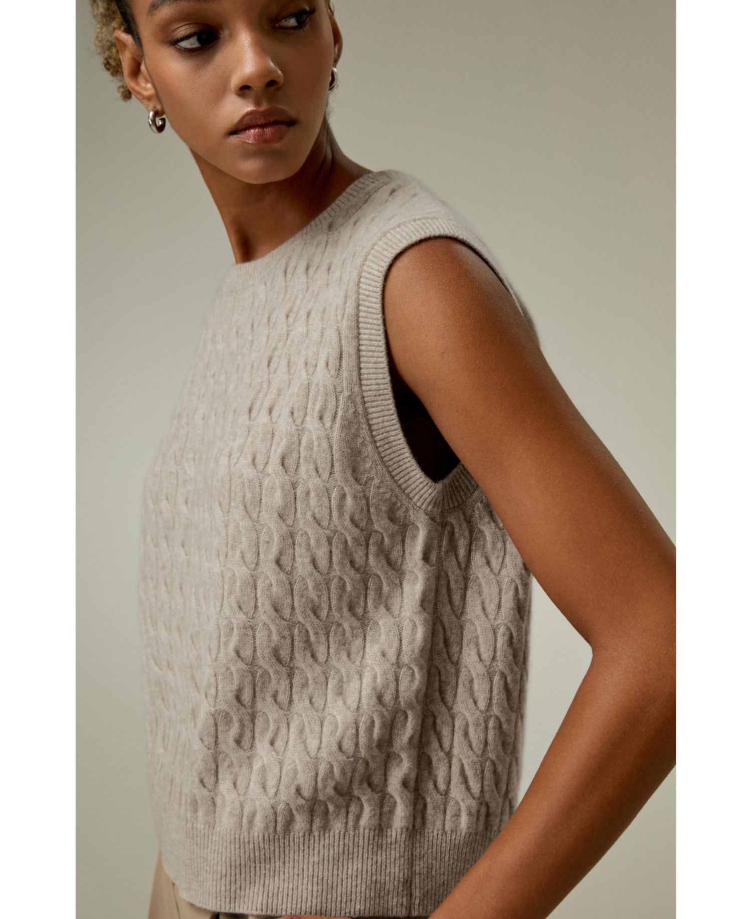 Women's Baby Cashmere Sweater Vest