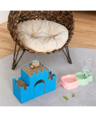 Cat House Condo with Cushion in Brown