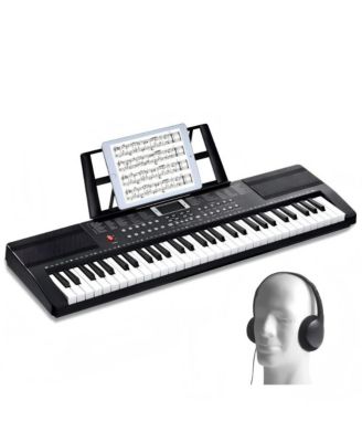 61 Key Digital Keyboard Piano with Dual Speakers Multiple Sound Modes and Beginner Friendly Learning Setup