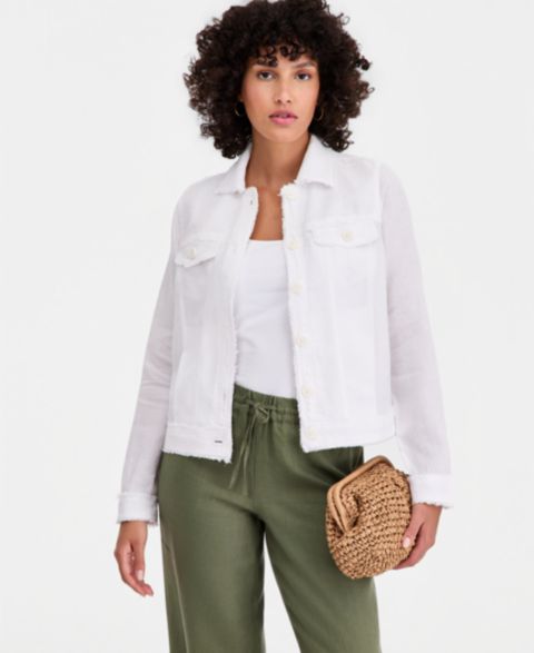 Женские куртки Charter Club Women's 100% Linen Jacket