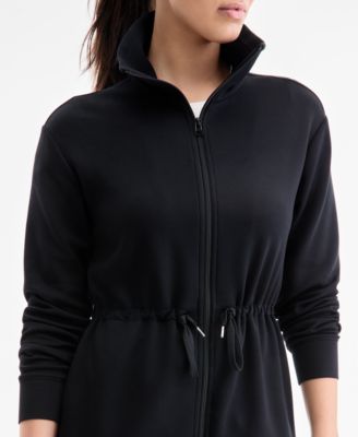 Women's Butter Soft Tie Waist Full Zip Jacket