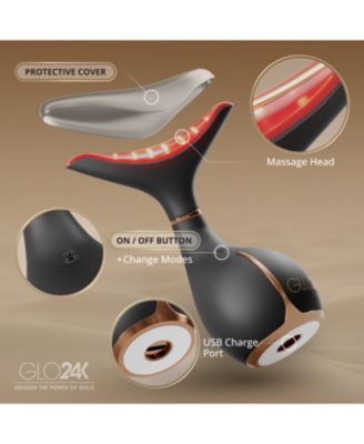 Neck & Face LED Beauty Massager +Collagen Neck  Cream.